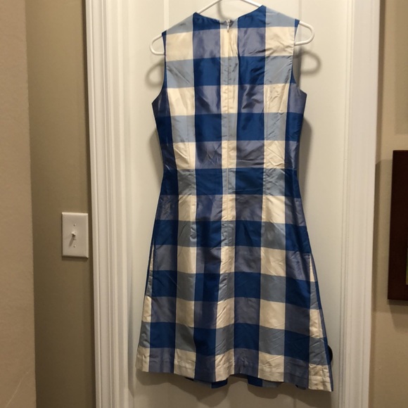 Sara Campbell 4 Blue and White fit and flare dress - Picture 4 of 10